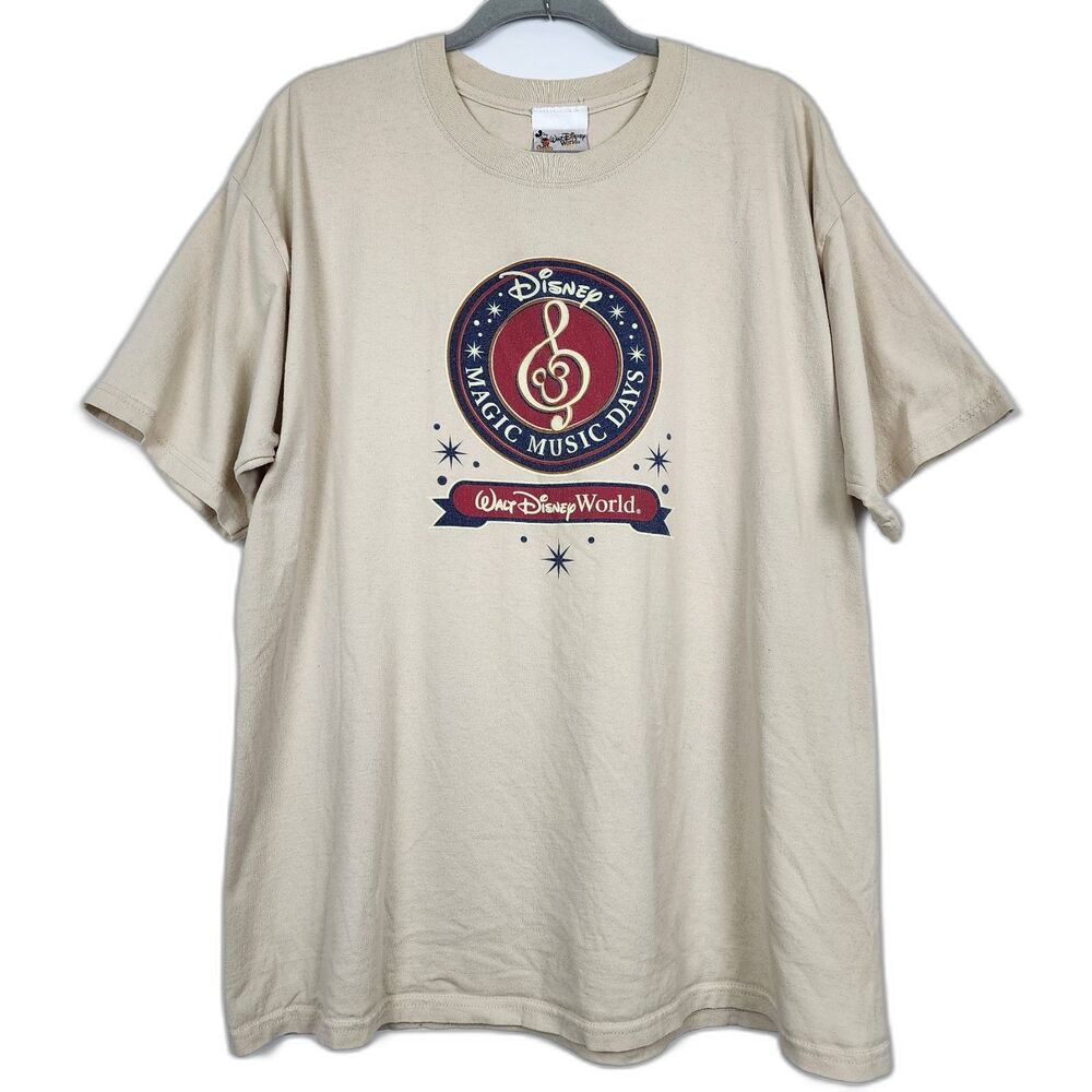 Walt Disney World Vintage 2000s Magic Music Days T-Shirt Size XL